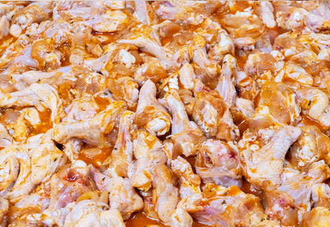 Частина крила плечова куряча (маринована)